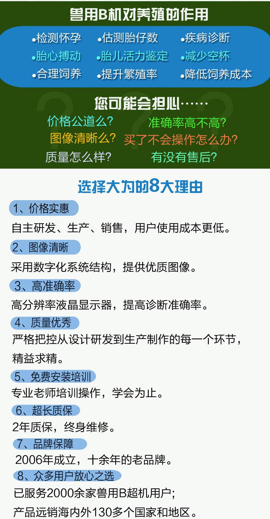S1掌上獸用B超機優勢